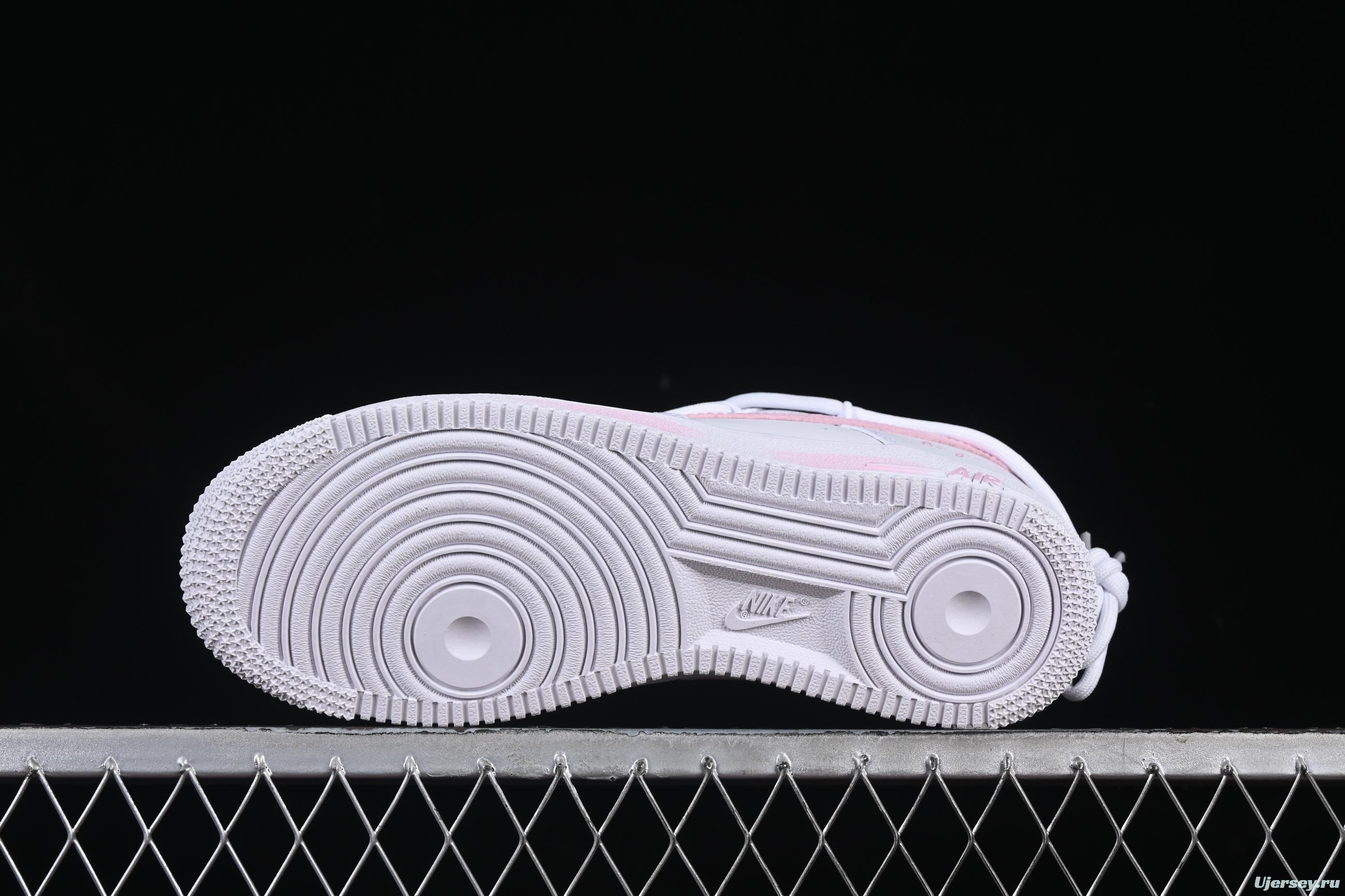 Nike Air Force 1'07 Low Casual Sneakers with Custom Leather & Full-Length Air Cushion - CQ2288-802