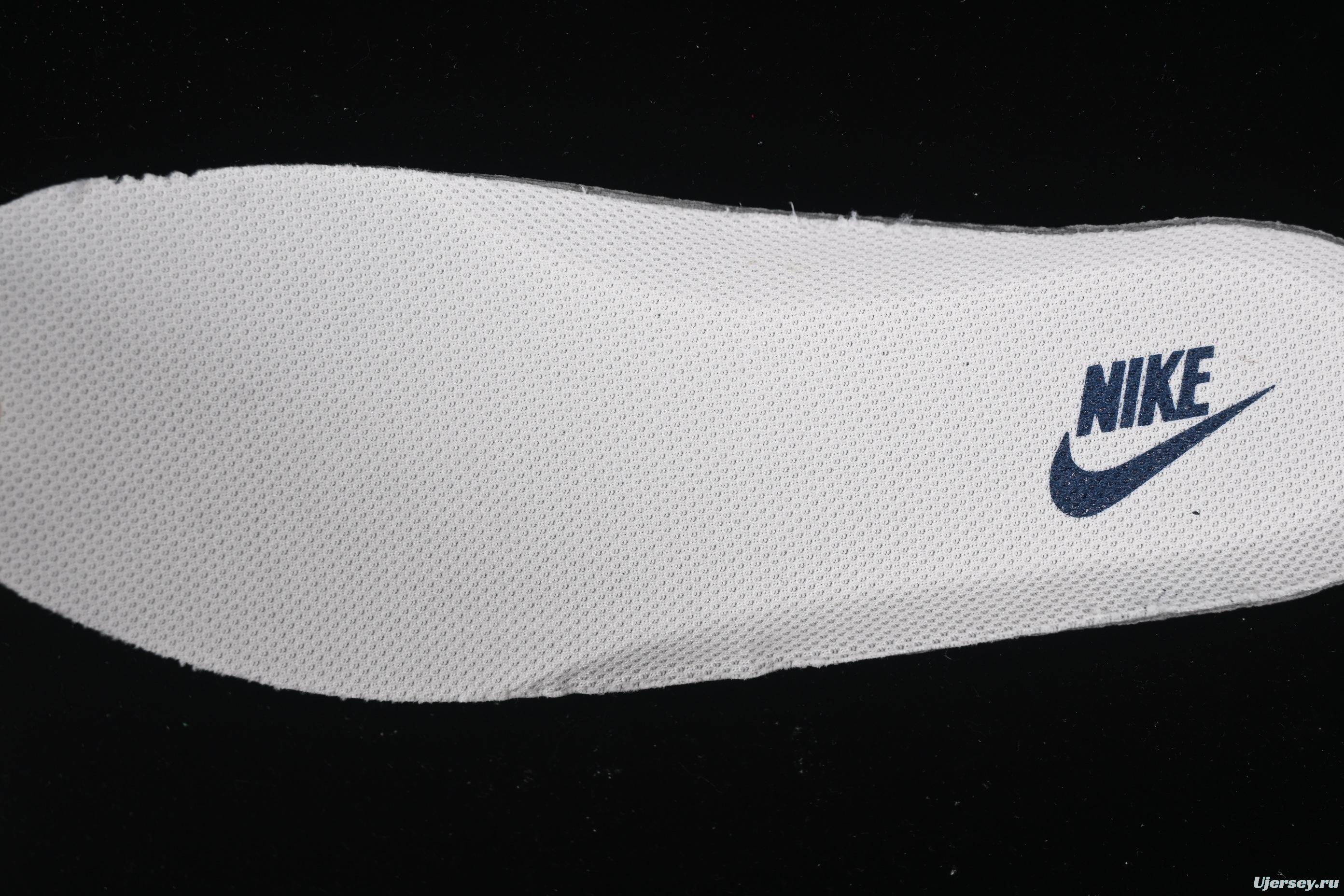 Nike Air Force 1 '07 Low Supreme Collaboration Dark Blue Swoosh Casual Sneakers - XS1958-524