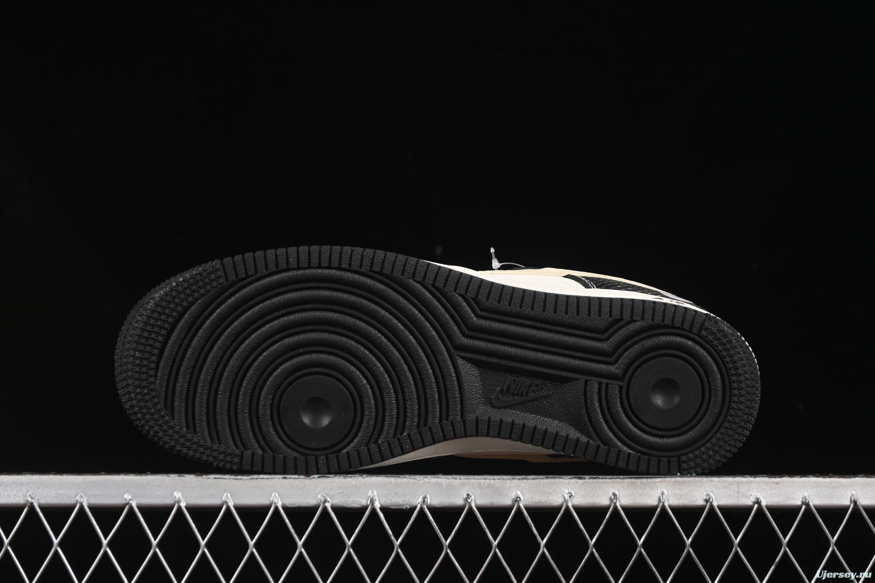 Nike Air Force 1 '07 Low Stussy Collaboration Gradient Snake Print Casual Sneakers - XS1958-556