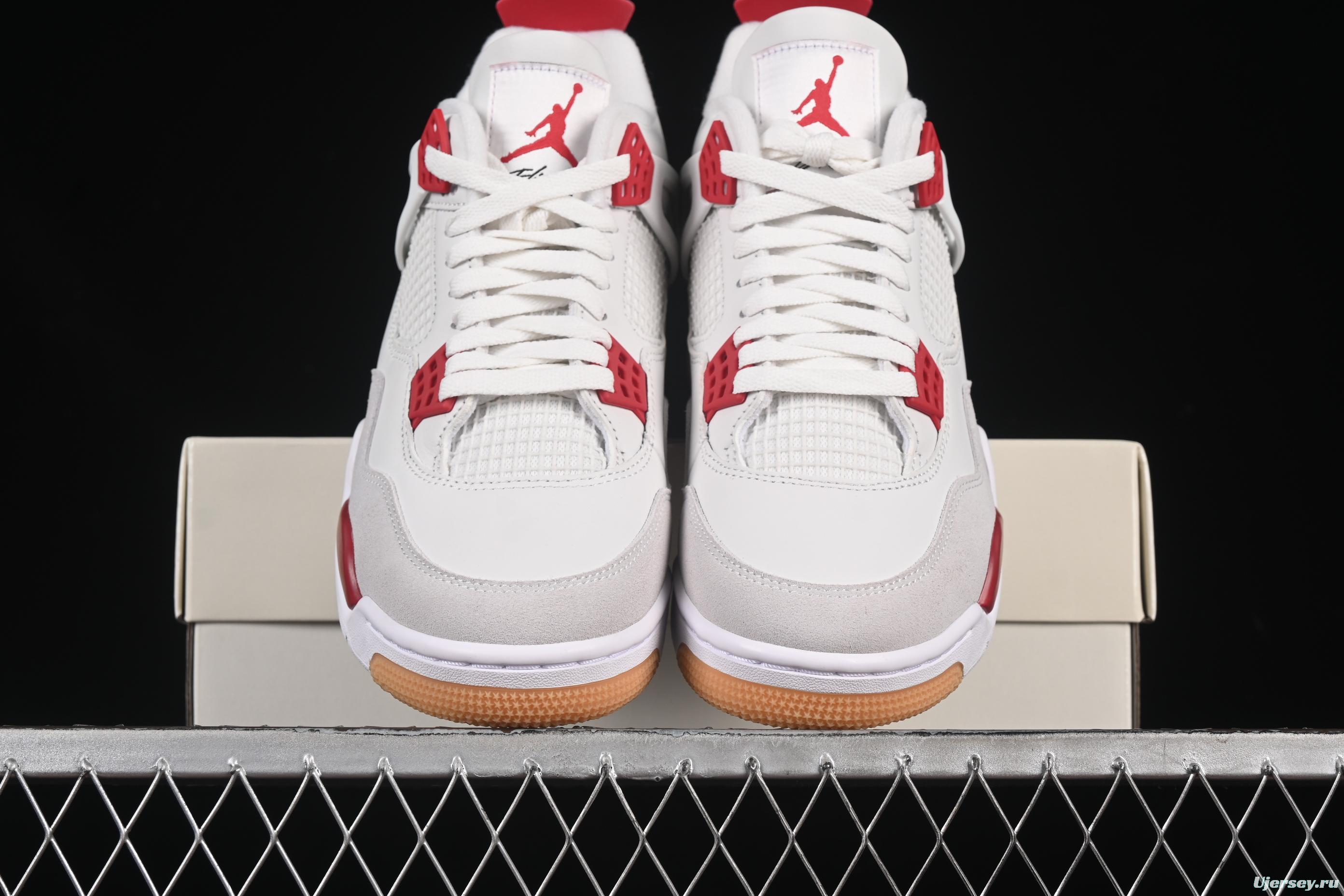 Nike SB x Air Jordan 4 OG "Varsity Red" Retro Basketball Shoes - DR5415-106