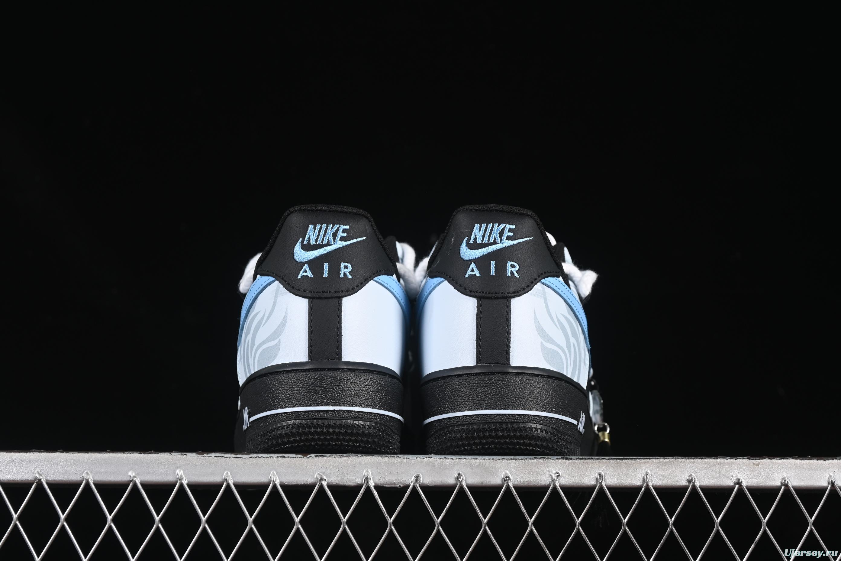 Nike Air Force 1 '07 Low Snake Print Casual Sneakers with Custom Leather - ZH0316-065