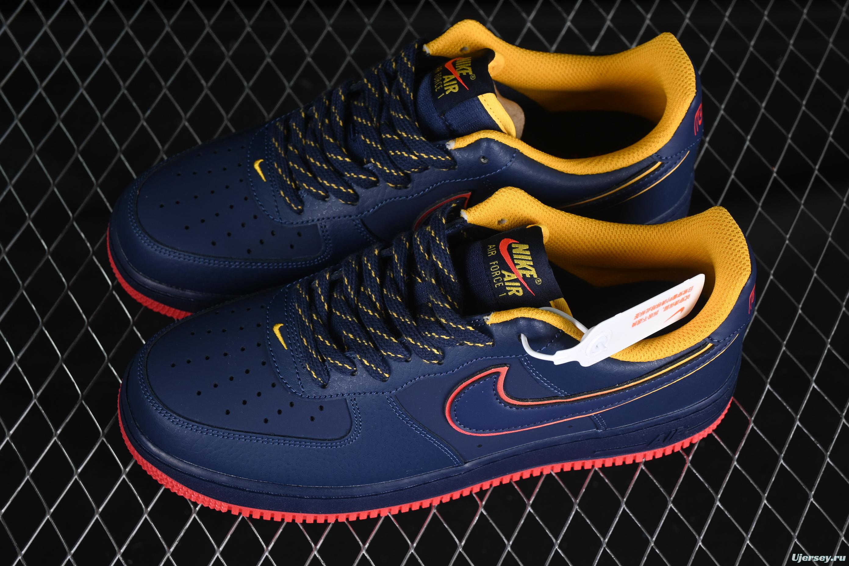 Nike Air Force 1'07 Low Casual Sneakers with Full-Length Air Cushion - HV5752-410