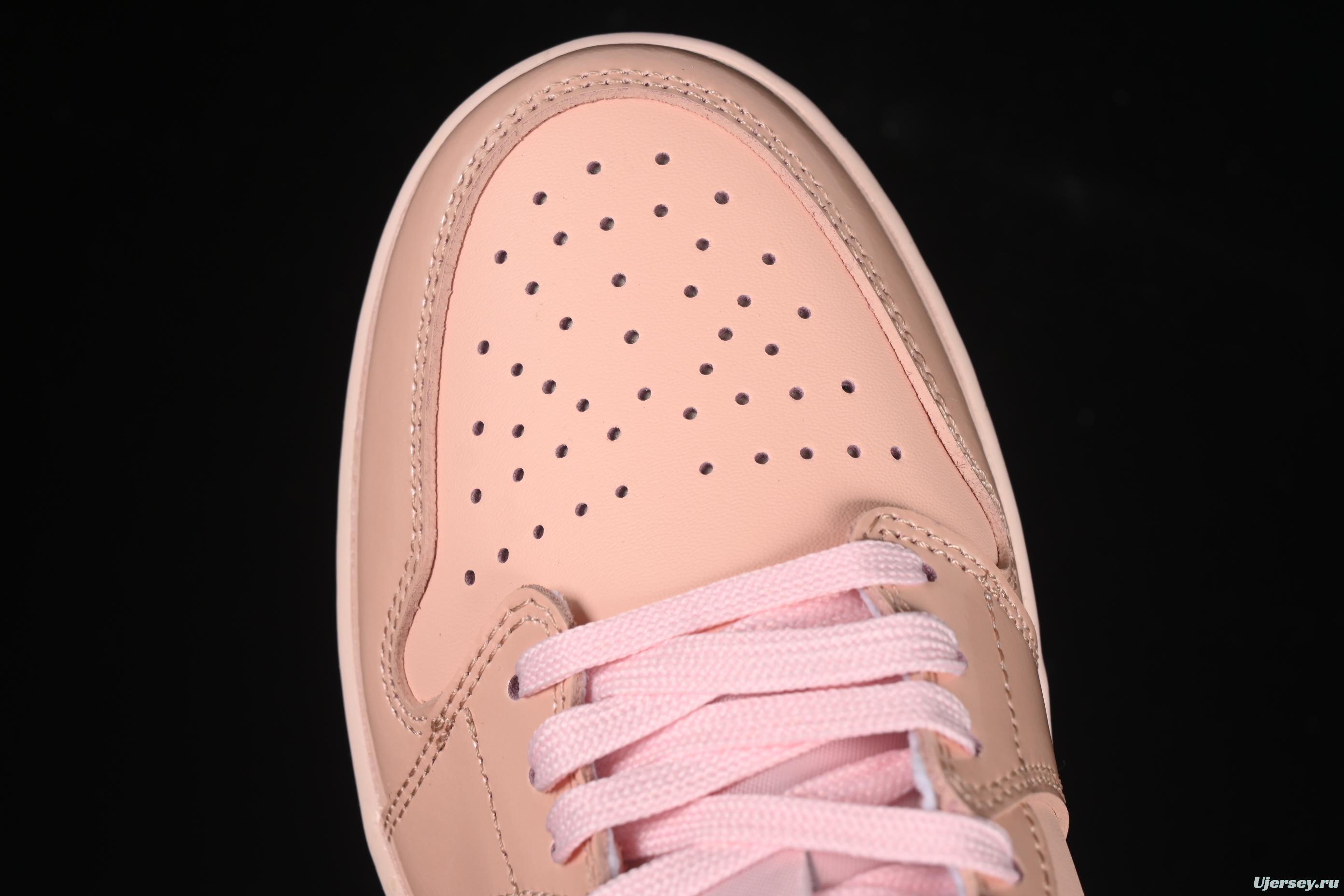 Nike Air Jordan 1 Low AJ1 Valentine's Day Jelly Pink Low Top Lifestyle Basketball Shoes - HF3174-600
