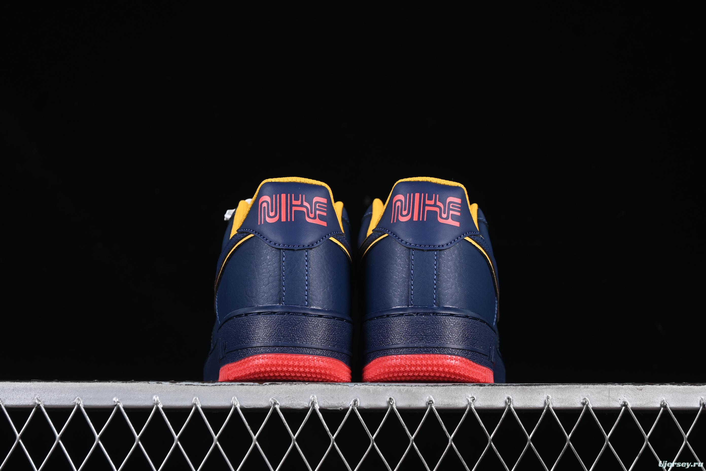 Nike Air Force 1'07 Low Casual Sneakers with Full-Length Air Cushion - HV5752-410