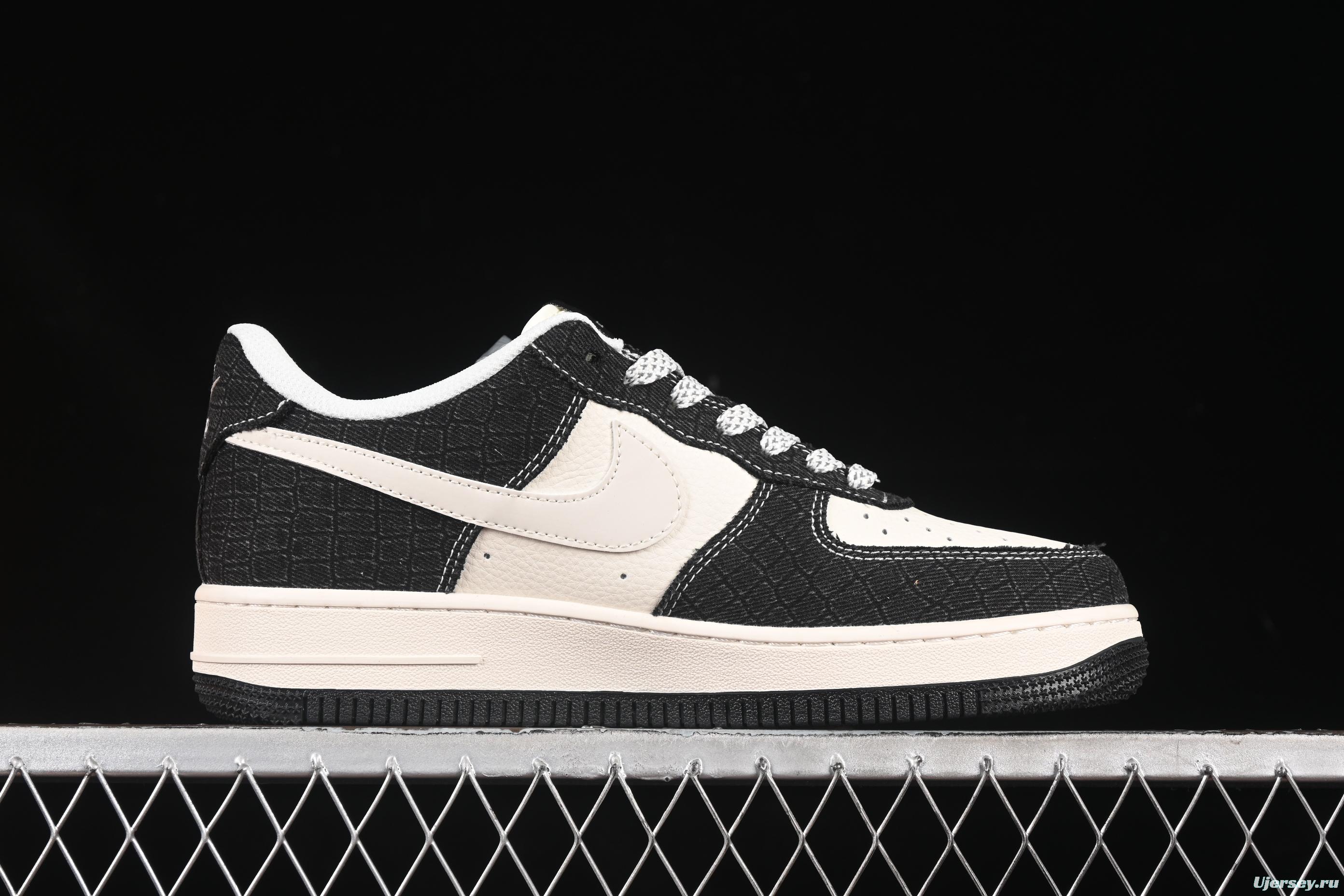 Nike Air Force 1 '07 Low LV Collaboration Denim Black Casual Sneakers - XS1958-550