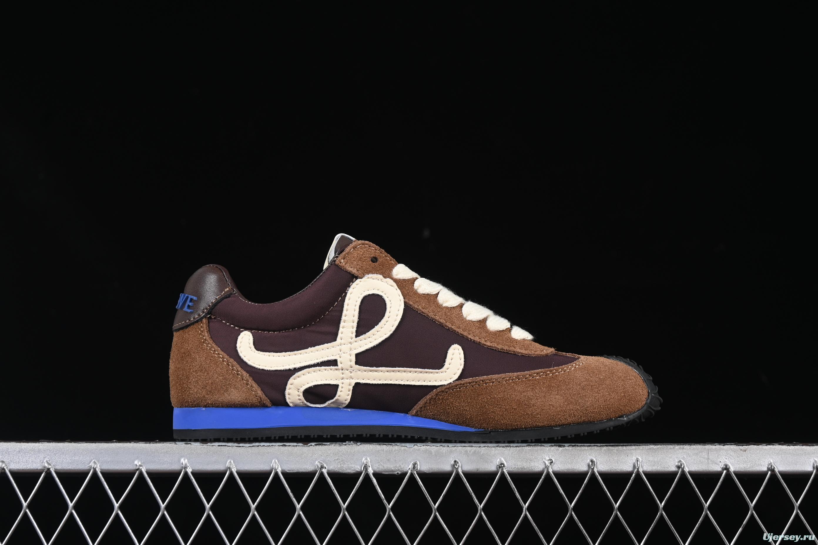 Loewe Ballet Runner 2.0 Sneakers Retro Style Casual Training Shoes - BROWN