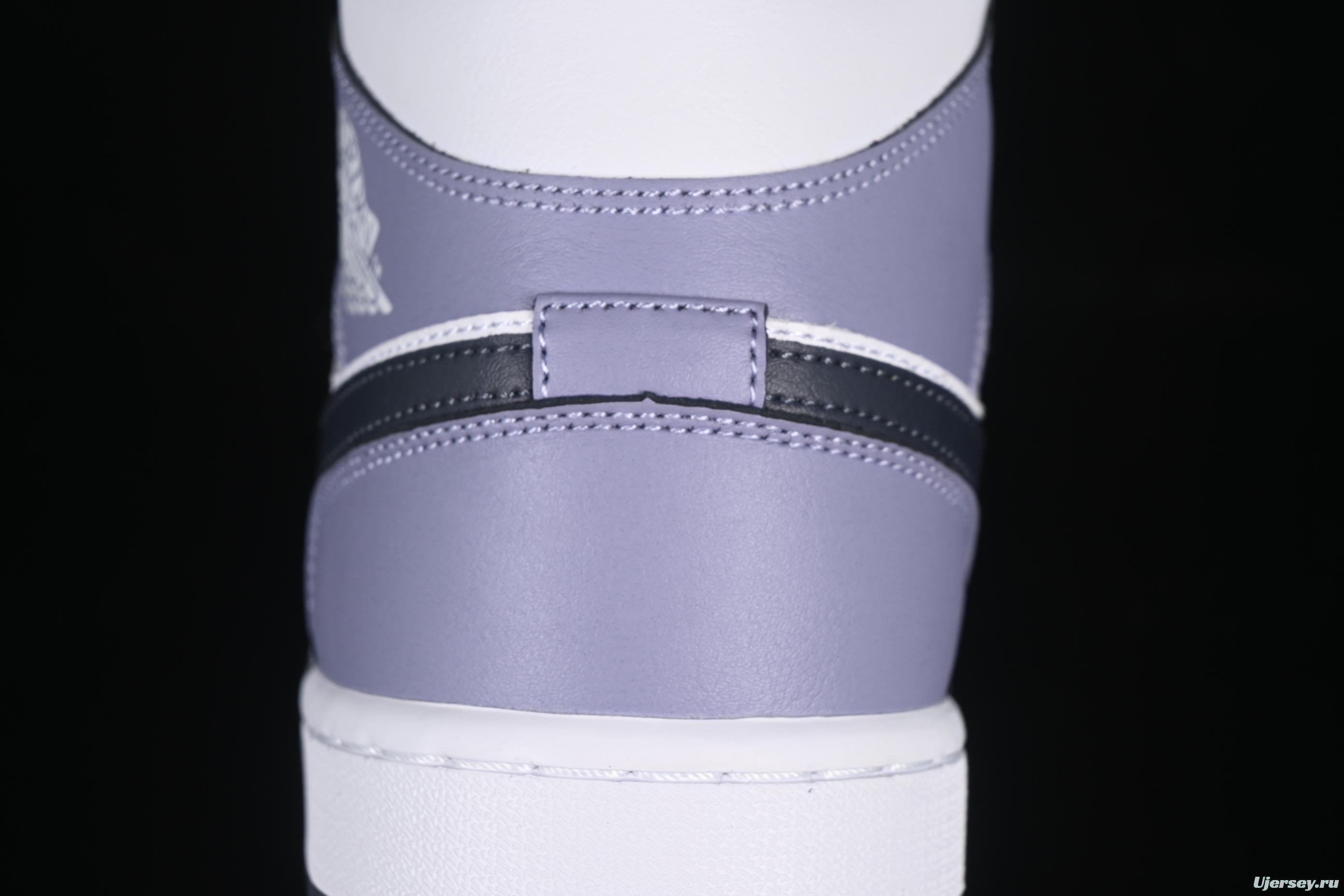 Nike Air Jordan 1 Mid AJ1 Culture Casual Sneakers in Haze Purple - DQ8426-145