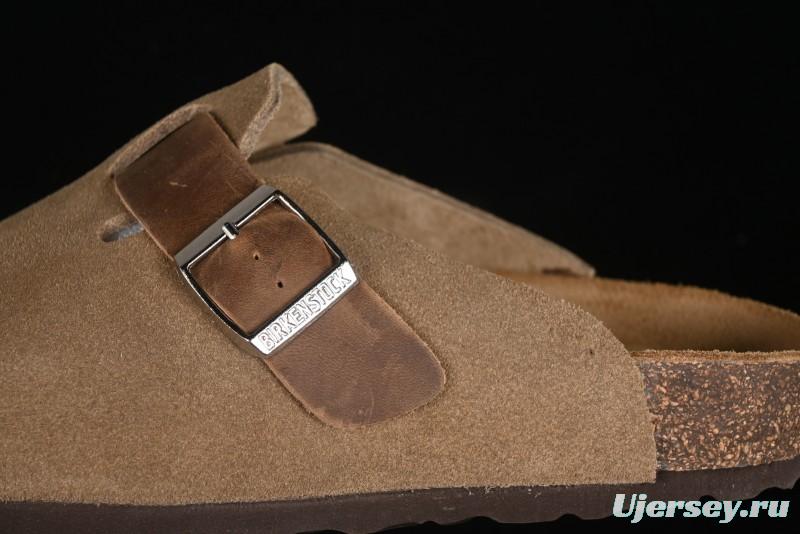 Birkenstock Arizona Soft Footbed Sandals with Suede Leather and Lambswool Lining - G.D4