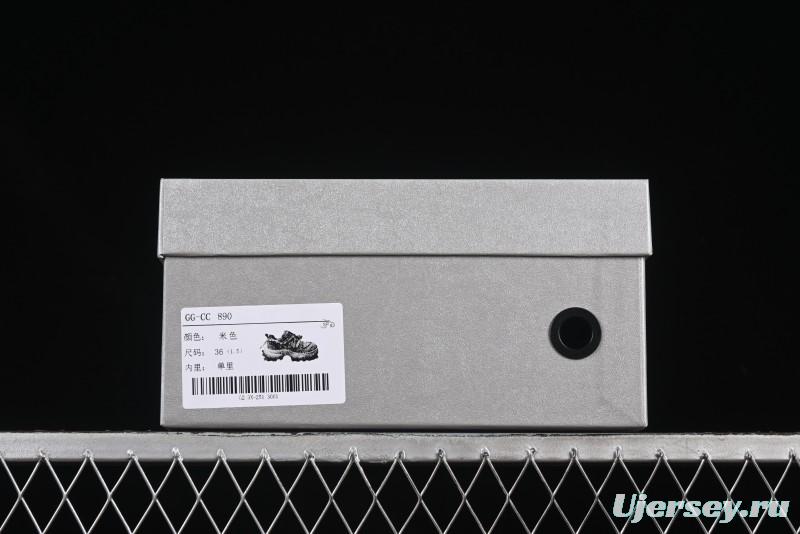 GG-CC Chunky Low Casual Fashion Sporty Platform Sneakers - MBD4