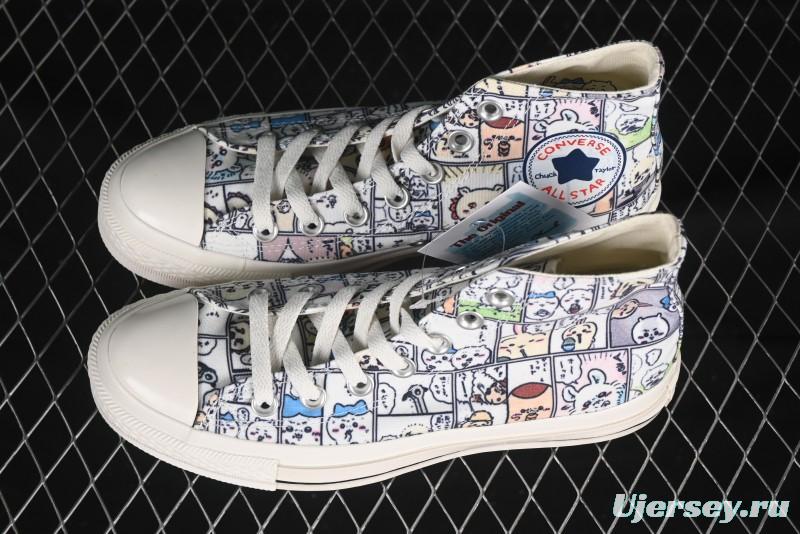 Converse Chiikawa x Converse All Star CM Hi Usagi Emoji Collaboration High Top Casual Sneakers - 1SE426
