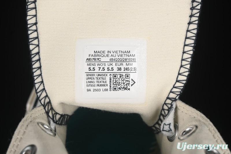 Converse Chuck Taylor All Star 1970s High Top Canvas Sneakers with Noritake Hand-Drawn Elements - A15787C