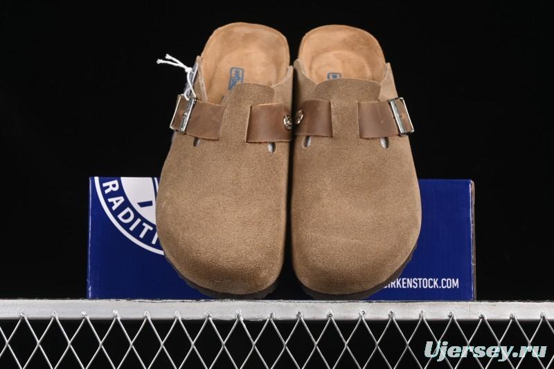 Birkenstock Arizona Soft Footbed Sandals with Suede Leather and Lambswool Lining - G.D4