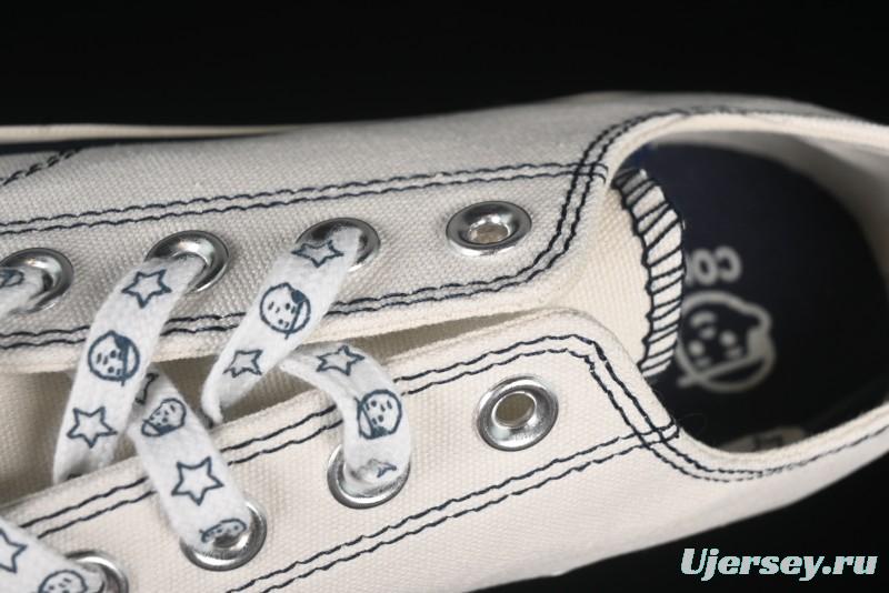 Converse Noritake x Chuck Taylor All Star 1970s Low Top Canvas Sneakers with Hand-Drawn Elements - A15788C