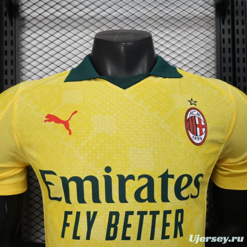 Player Version 25/26 AC Milan Third Yellow Jersey