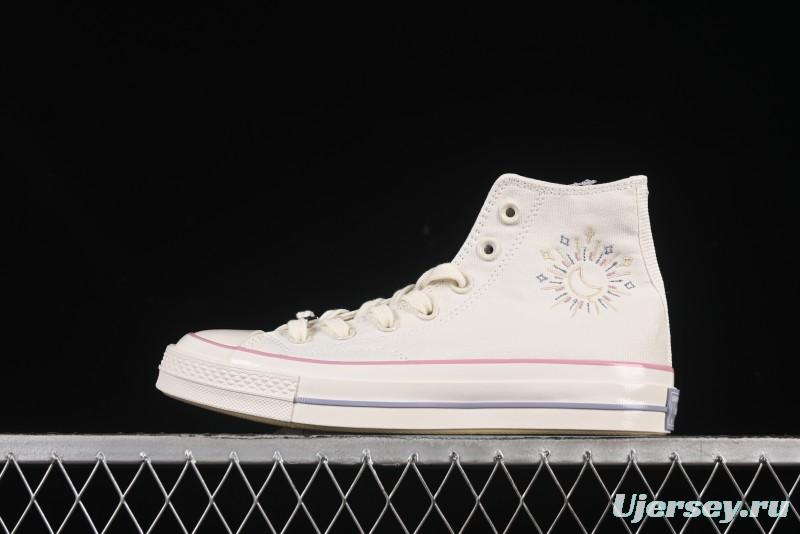 Converse Chuck 1970s Moon Embroidery High-Top Casual Sneakers - A15749C