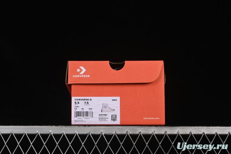 Converse Chuck 1970s Moon Embroidery High-Top Casual Sneakers - A15749C