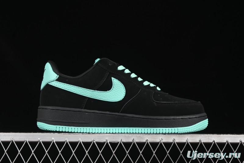 Nike Air Force 1 '07 Low Stussy Collaboration Tiffany Blue Casual Sneakers - DF0188-045