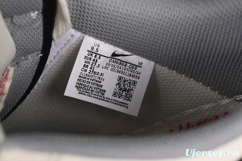 Nike Air Force 1 '07 Low Supreme Collaboration Dual-Tone Grey Black Drawstring Casual Sneakers - DM6868-069