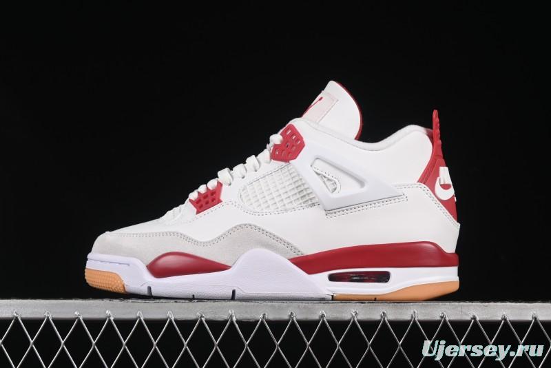 Nike SB x Air Jordan 4 OG "Varsity Red" Retro Basketball Shoes - DR5415-106