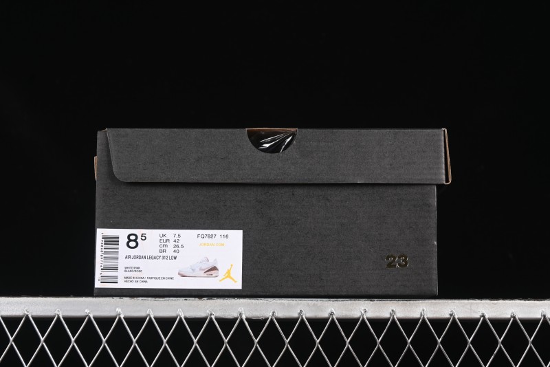 Nike Air Jordan Legacy 312 Low Retro Sneakers with Velcro Strap - FQ7827-116