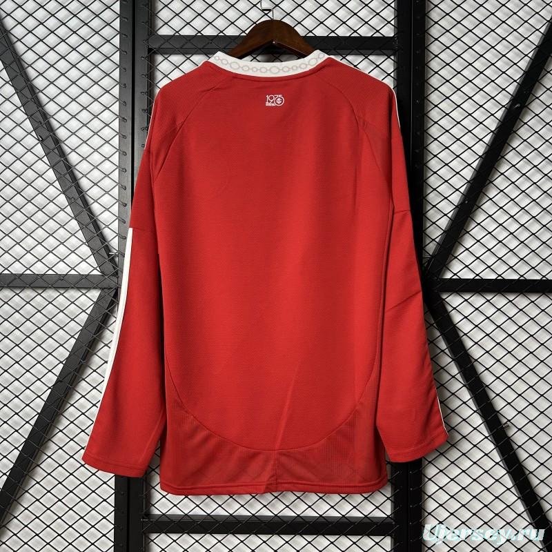 25/26 Long Sleeve Brazil SC Internacional Home Jersey