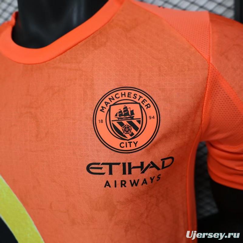 Player Version 25/26 KIDSUPER x MANCHESTER CITY Orange Jersey