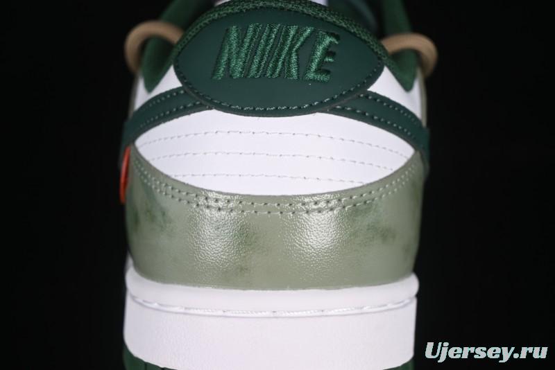 Nike Dunk Low Butterfly Bamboo Forest Green Low-Top Casual Sneakers - DD1391-101