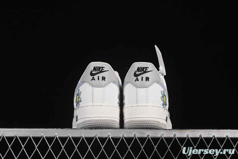 Nike Air Force 1'07 Low "Little Blue Flower" Casual Sneakers - FB1893-888