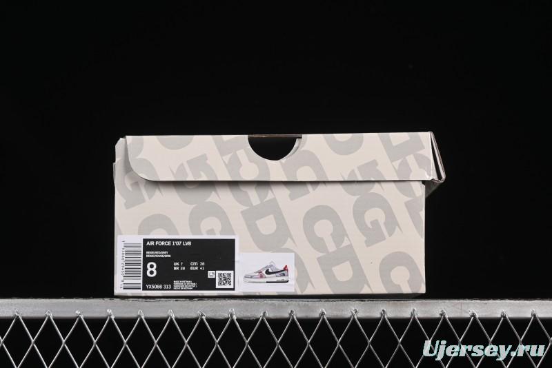 Nike Air Force 1'07 Low The North Face Collaboration Dual-Tone Snake Year Edition Casual Sneakers - YX5066-313