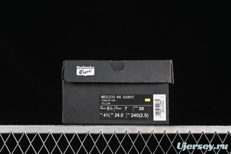 Onitsuka Tiger Mexico 66 Sabot Slip-On Sneakers with Breathable Mesh Upper - 1183A707-750