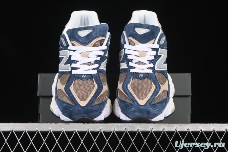 New Balance NB9060 Series Retro Casual Running Shoes with ABZORB Cushioning Technology - U9060LBB
