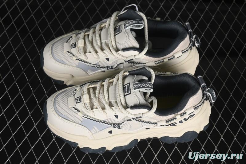 Fila Heritage Fluid Cat Paw 5.0 Retro Dad Shoes with Lace-Up Design - F12W432101FSH