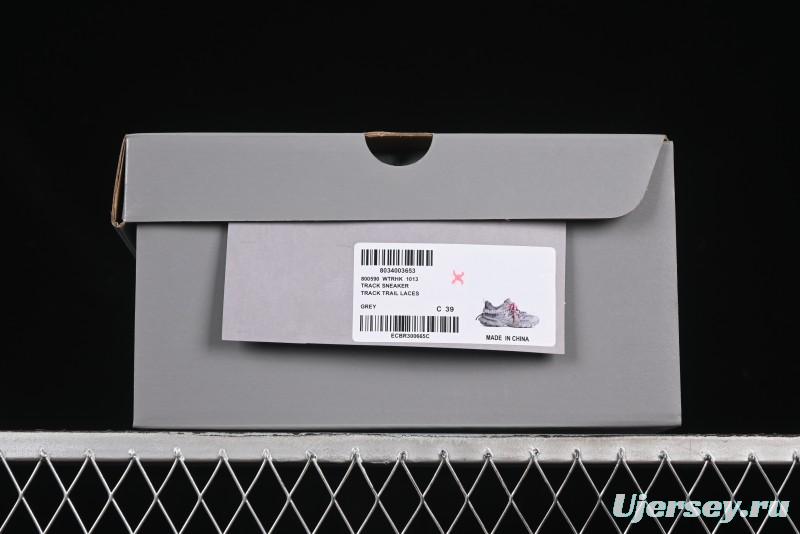 Balenciaga Track Sneaker Tess s.Gomma Res BI ALV/TIS EFF NUBUK/TIS E Waterproof Running Shoes - WTRHK1013