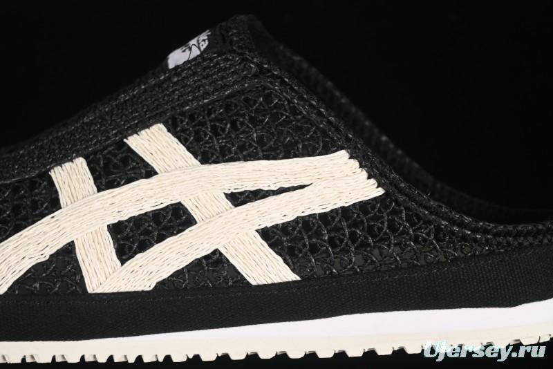 Onitsuka Tiger Mexico 66 Sabot Slip-On Shoes with Breathable Mesh Upper - 1183C123-001