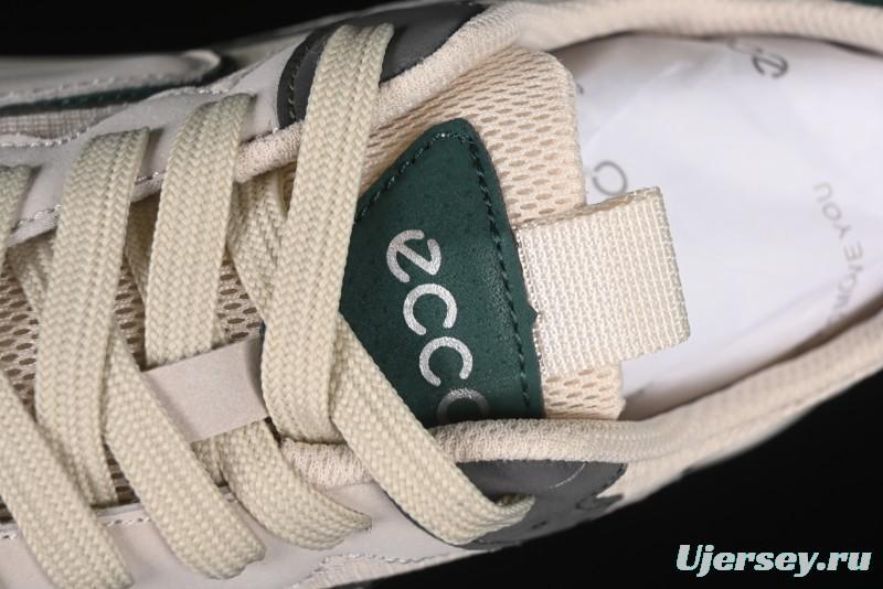 ECCO Chunky Sole Waffle Retro Running Shoes - 63093901002