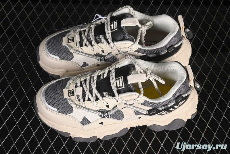 Fila Heritage Fluid Cat Paw 5.0 Retro Dad Shoes with Lace-Up Design - F12M442115FAG