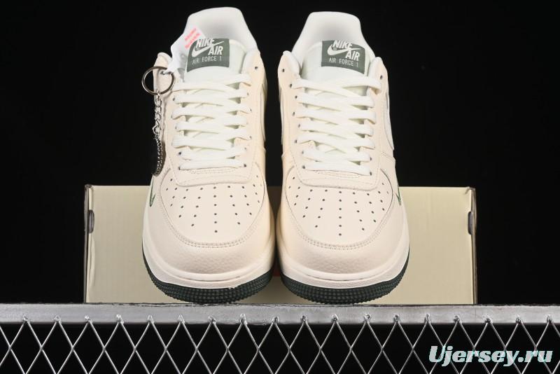 Nike Air Force 1'07 Low Just Do It Casual Sneakers with Full-Length Air Cushion - DF0188-056