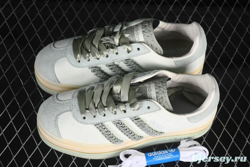 Adidas Originals Gazelle Bold JR8373 Collaboration Low-Top Sneakers with Thick Sole for Slip Resistance and Durability - JR8373