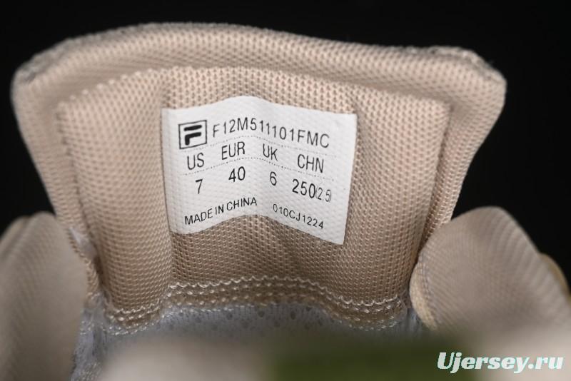 Fila Fusion Fern 2.0 Retro Chunky Sneakers with 3CM Heightening Sole - F12M511101FMC