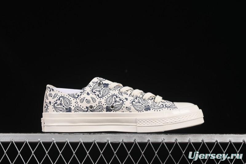 Converse Chuck 1970s Low Top Casual Sneakers with Paisley Pattern - A15752C