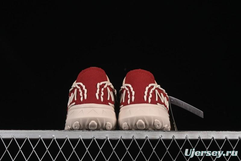 Keen Uneek Flat-M Woven Elastic Strap Outdoor Water Sports Sandals - 1014097 RED