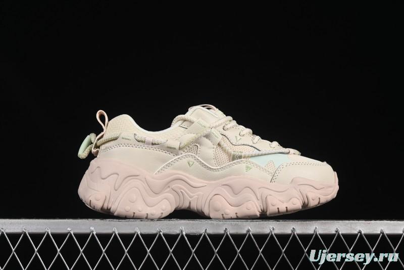 Fila Heritage Fluid Cat Paw 5.0 Vintage Dad Shoes with Lace-Up Design - F12W432101FAP