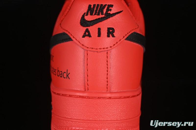 Nike Air Force 1'07 Low Watermelon Red Casual Sneakers with Full-Length Air Cushion - FD7039-600