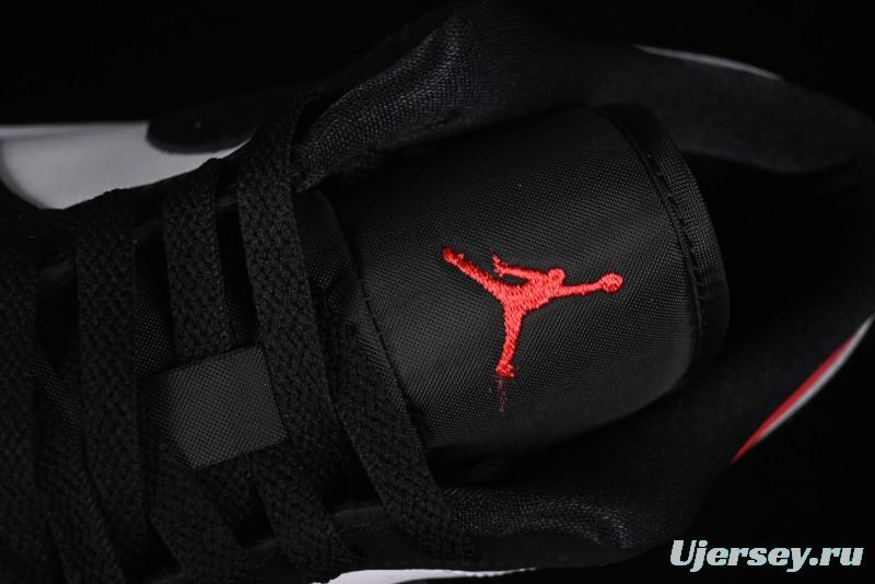 Nike Air Jordan 1 Low "White Black Gym Red" Retro Casual Sneakers - IB8971-106