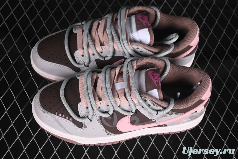Nike Dunk Low Koala Party Pink Dream Deconstructed Low-Top Casual Sneakers - FZ3611-208