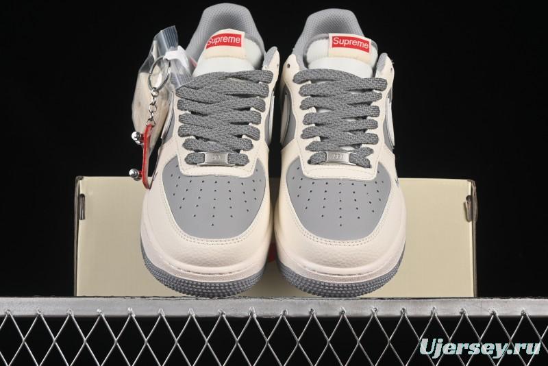 Nike Air Force 1 '07 Low Supreme Casual Sneakers with Full-Length Air Cushion - HH7518-058
