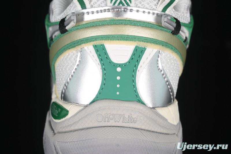 Off-White Be Right Tie-Dye Green Low-Top Lifestyle Casual Shoes - X.E5