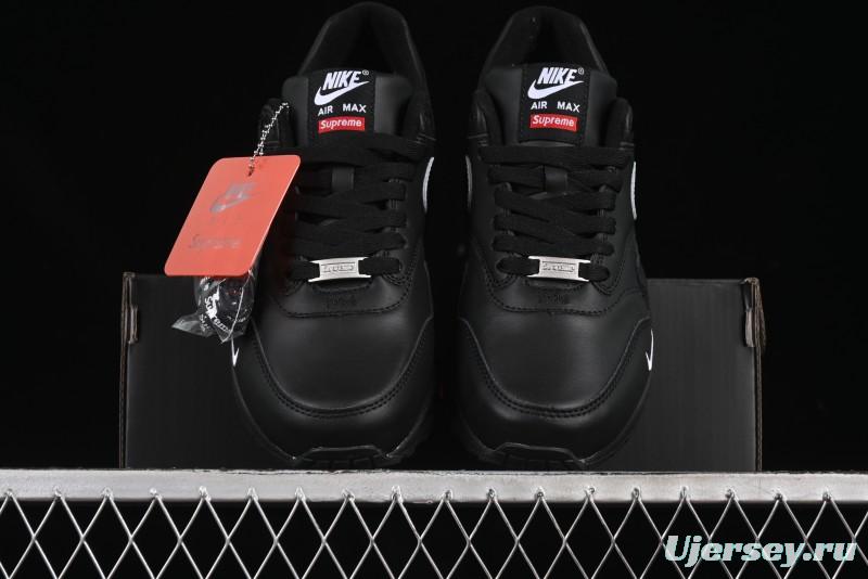 Nike Air Max 1 Retro Running Shoes with Half-Sole Air Cushion - HF8813-001