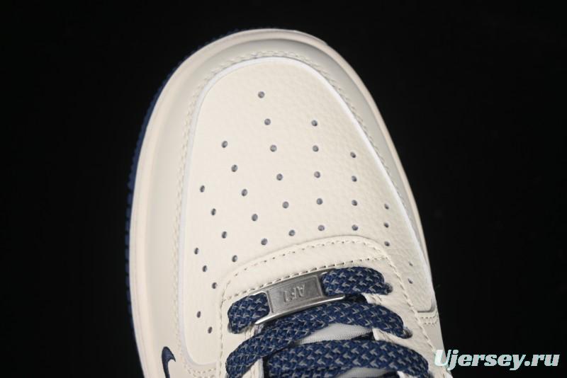 Nike Air Force 1'07 Low Gucci Collaboration Blue Red Swoosh Casual Sneakers - JJ2508-713