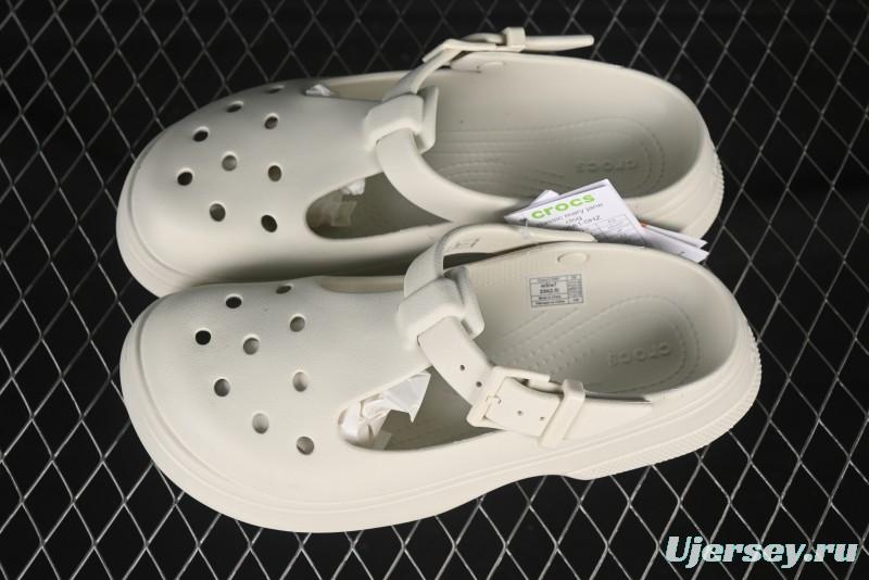 Crocs Mary Jane Classic Simple Casual Beach Clog Sandals - B.D4